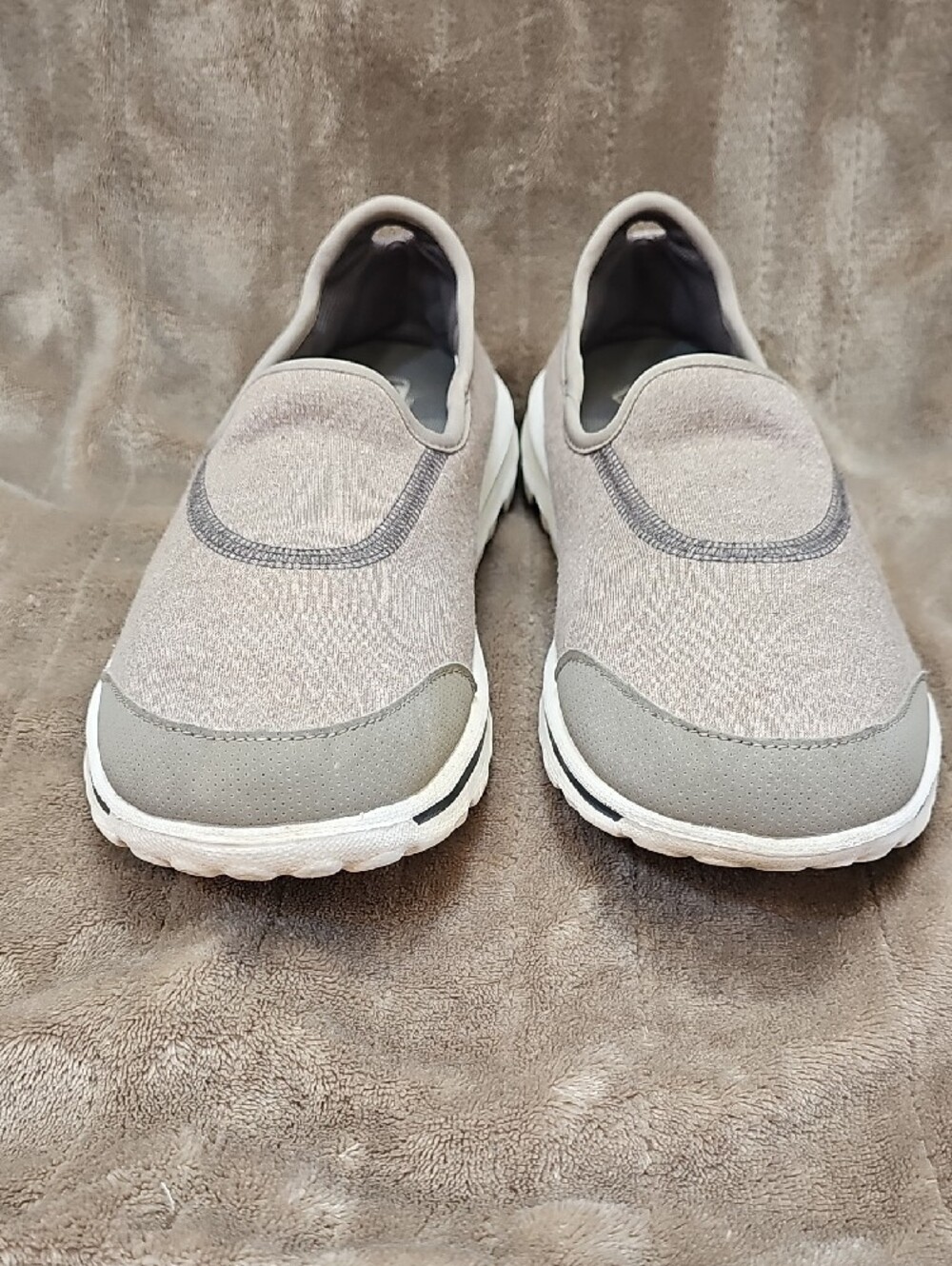 Skechers Goga Mat Slip On Shoes Casual Walking Sneakers Gray Y18 - Picture 5 of 10